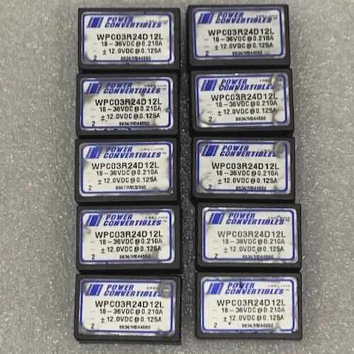 Power Convertibles DC/DC Converter WPC03R24D12L New Old Stoc
