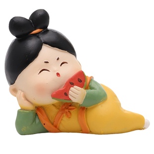 唐仕女摆件工位情绪稳定神器柿柿如意古风西安文创纪念品伴手礼物