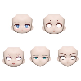 OB11娃娃YMY娃脸 带妆脸开眼脸水贴脸12分GSC粘土人bjd娃脸