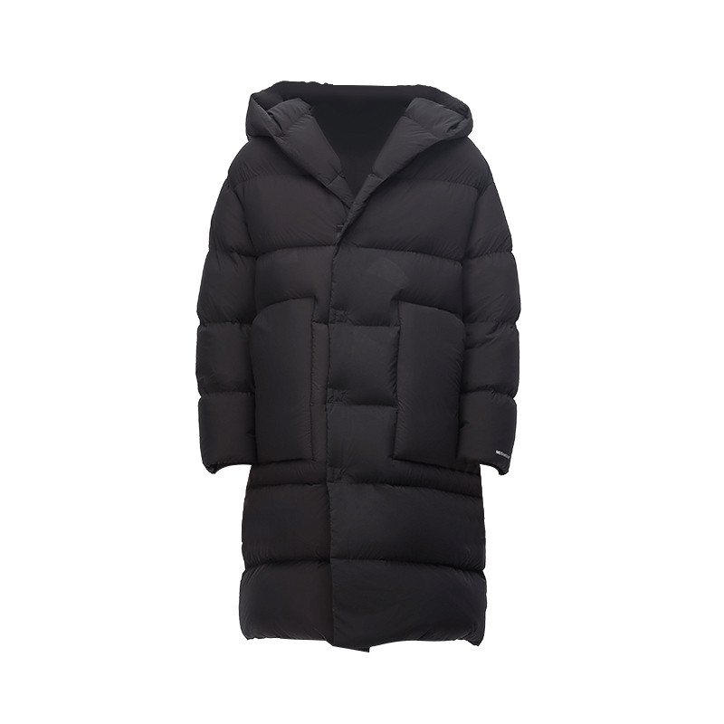 又见高山MetaMount 黑色长款羽绒服冬季鹅绒保暖舒适暖和又见系列