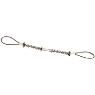 防爆钢丝安全绳防脱链弹簧拉锁不锈钢高压软管油管气管保护安全绳