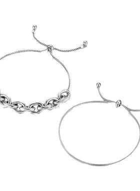 情侣手链一对男女可调节