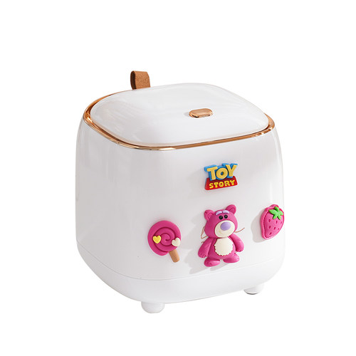 桌面垃圾桶可爱小号迷你创意卡通按压儿童桌上床头卧室客厅高颜值