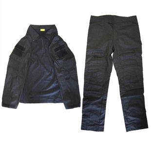 GEN2蛙服战斗战术裤纯黑色 户外G2蛙皮 上衣+裤子特价包邮 送护具