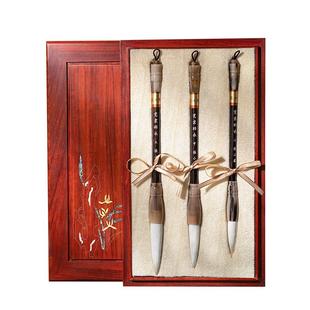 张小凤 霓裳羽衣 毛笔套装羊毫兼毫善琏湖笔中楷大楷高档书法专业级国画文房四宝楷书行书专业级书法斗笔