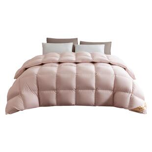 鸿润家纺糯感羽绒被95白鹅绒被子冬季加厚保暖轻音单双人结婚被芯