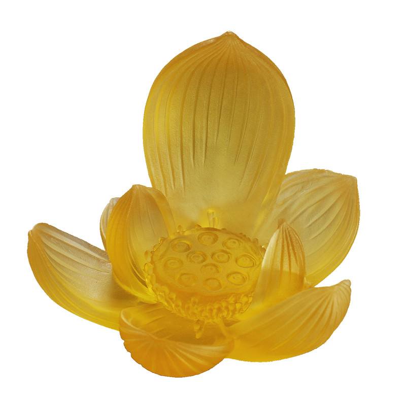 古法琉璃莲花禅意茶道香插摆件