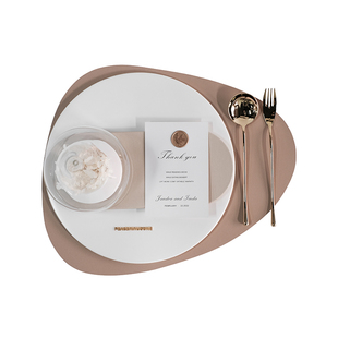 KINO奇诺餐桌餐具摆件样板间餐厅装饰品餐盘餐垫酒店会所展厅软装