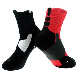 抗菌中筒精英篮球袜专业实战毛圈运动袜子加厚毛巾底男女高帮球袜