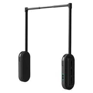 衣柜智能升降晾衣架衣帽间电动下拉伸缩挂衣杆语音遥控上升挂衣器