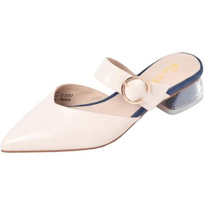 35码特价百搭平底单鞋凉拖鞋女