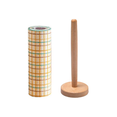 摩登主妇纸巾架免打孔榉木