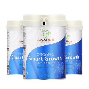 AwaRua阿瓦鲁有机A2学生营养奶粉3罐儿童成长新西兰进口