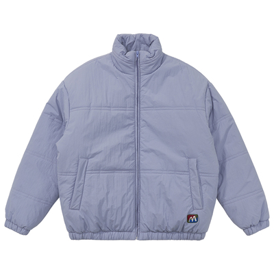 秋冬保暖加厚宽松简约风棉衣夹克