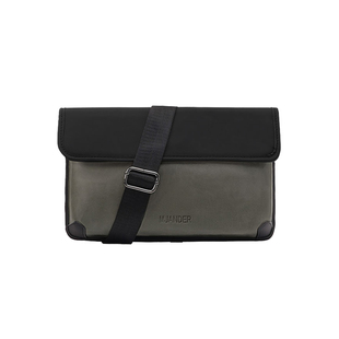 觅旧潮牌斜挎包男休闲小包皮质单肩包通勤背包高级感男士包包6385