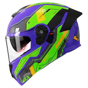 2025新款揭面盔男款电动摩托车头盔冬季保暖防雾双镜全盔骑行专用