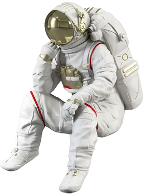 耐仕达太空人宇航员雕塑摆件