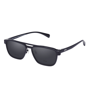 Jeep吉普男士大框近视眼镜框钛架商务镜框磁吸夹片偏光套镜T7075