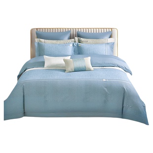 富丽真金纯棉加厚磨毛四件套秋冬季全棉单双人床上用品套件长安