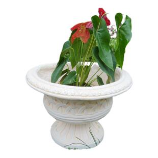 简欧仿竹编田园风格雕塑花盆新房装饰摆件绿植多肉花瓶花器花桶