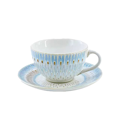 俄皇LOMONOSOV高档精致咖啡杯子IPM HOME流沙系列欧式下午茶杯碟