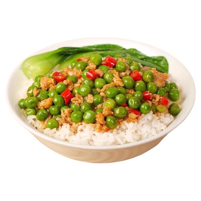 粮农星厨青豆肉末预制菜料理包商用批发外卖半成品快餐盖浇饭速食