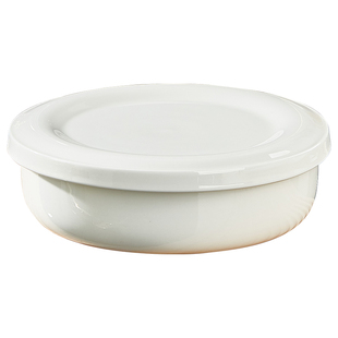 蒸蛋碗带盖家用蒸鸡蛋羹专用纯白碗骨瓷隔水蒸碗蒸盘冰箱保鲜碗