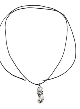 Ameistudio铜镀金好事花生毛衣链