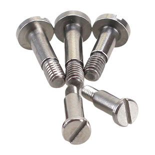 M4塞打螺丝一字不锈钢精磨半牙轴套 光杆半牙螺钉等高螺栓D5-D6