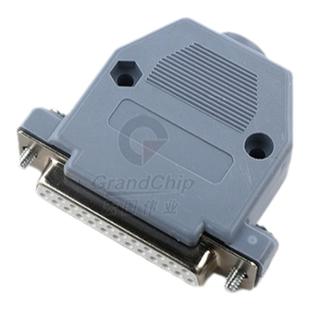 宏图伟业 DB25公头母头焊接头公母头并口插头2两排25针实心镀金针