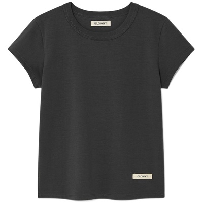 GLOWNY圆领宽松短袖T恤女