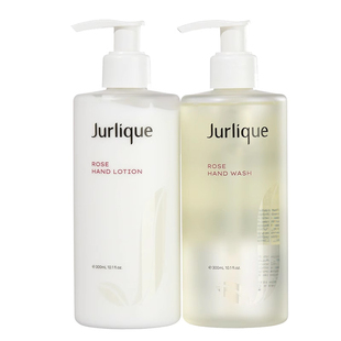 jurlique茱莉蔻玫瑰柠檬&天竺葵柔肤护手乳洗手液滋润300ML抗菌