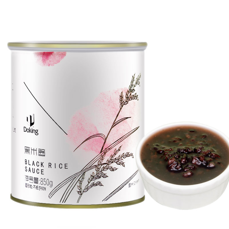 黑米酱奶茶店专用血糯米罐头850g