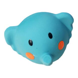 2个包邮 可爱天然乳胶发声狗狗玩具小型犬小草莓表情笑脸小象小猪