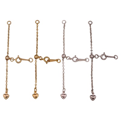 爱心调节延长链包金保色加长尾链