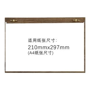 菜单展示牌定制立牌A4价格桌牌打印A3咖啡台卡菜单设计制作A5菜牌