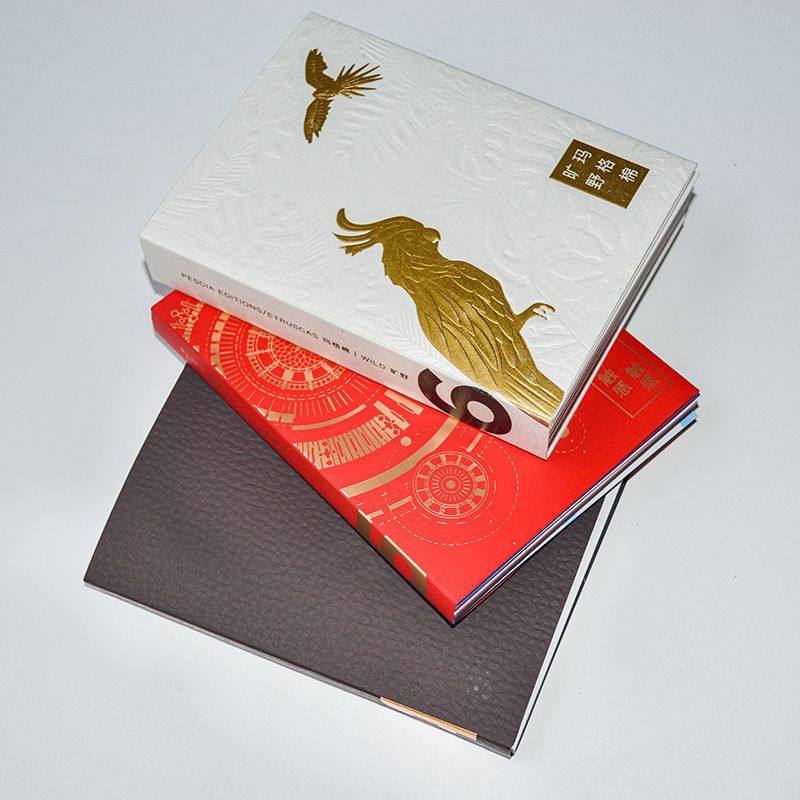 新款特种纸艺术纸名片纸样烫金凹凸常规包装印刷工艺宝典样册样品