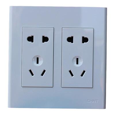 开关插座10A十孔插座正泰120型