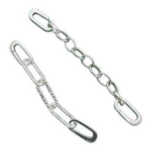 925纯银项链延长链珍珠链加长链条调节链手工DIY自制手链饰品配件