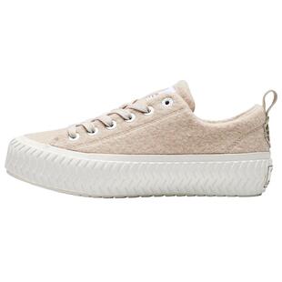 excelsior饼干鞋官方 秋冬新款羊茸休闲板鞋男款羊毛厚底帆布鞋女