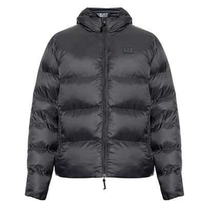 阿玛尼男士加厚保暖连帽棉夹克