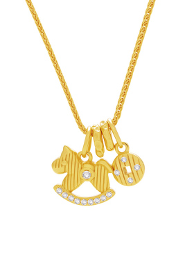 MITHAOL金马纳财项链女款2026新款爆款高级感轻奢小众马年首饰女