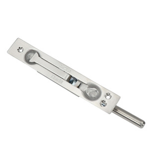 防盗子母双开大门插销门栓加长不锈钢门天地暗插销单双孔门锁配件