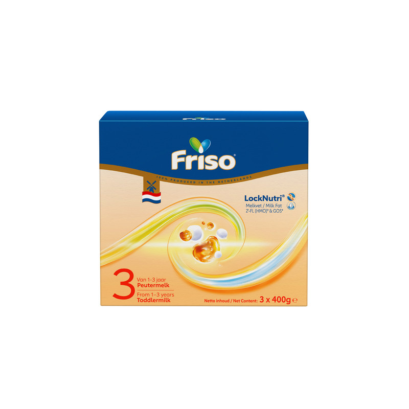 Friso/美素佳儿BIB荷兰版进口配方婴幼儿奶粉3阶段1200g官方正品
