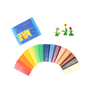 华德福社区店 史都曼造型蜂蜡片儿童创意彩泥橡皮泥1捏塑黏土宝宝