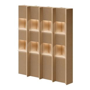 陈象置物屏风发光陈列展示架办公室前台隔断挡板现代简约分隔假墙