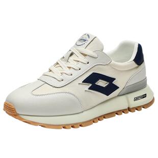 LOTTO乐途鳞速男鞋青年潮百搭阿甘韩版时尚休闲跑步复古运动鞋男