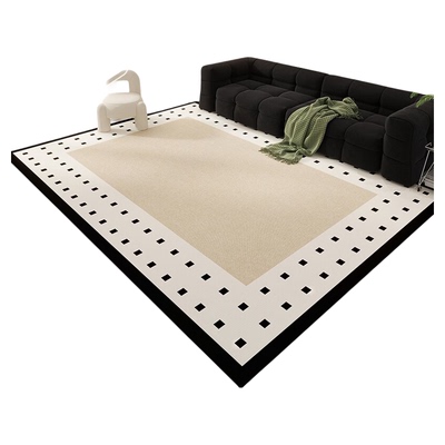 客厅地毯简约奶油风卧室茶几垫