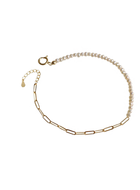 淡水珍珠手链女生纯银闺蜜手饰