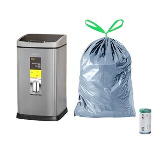 恒澍垃圾袋特厚大号抽绳加厚20L30L40L50L家用手提式升桶厨房大桶